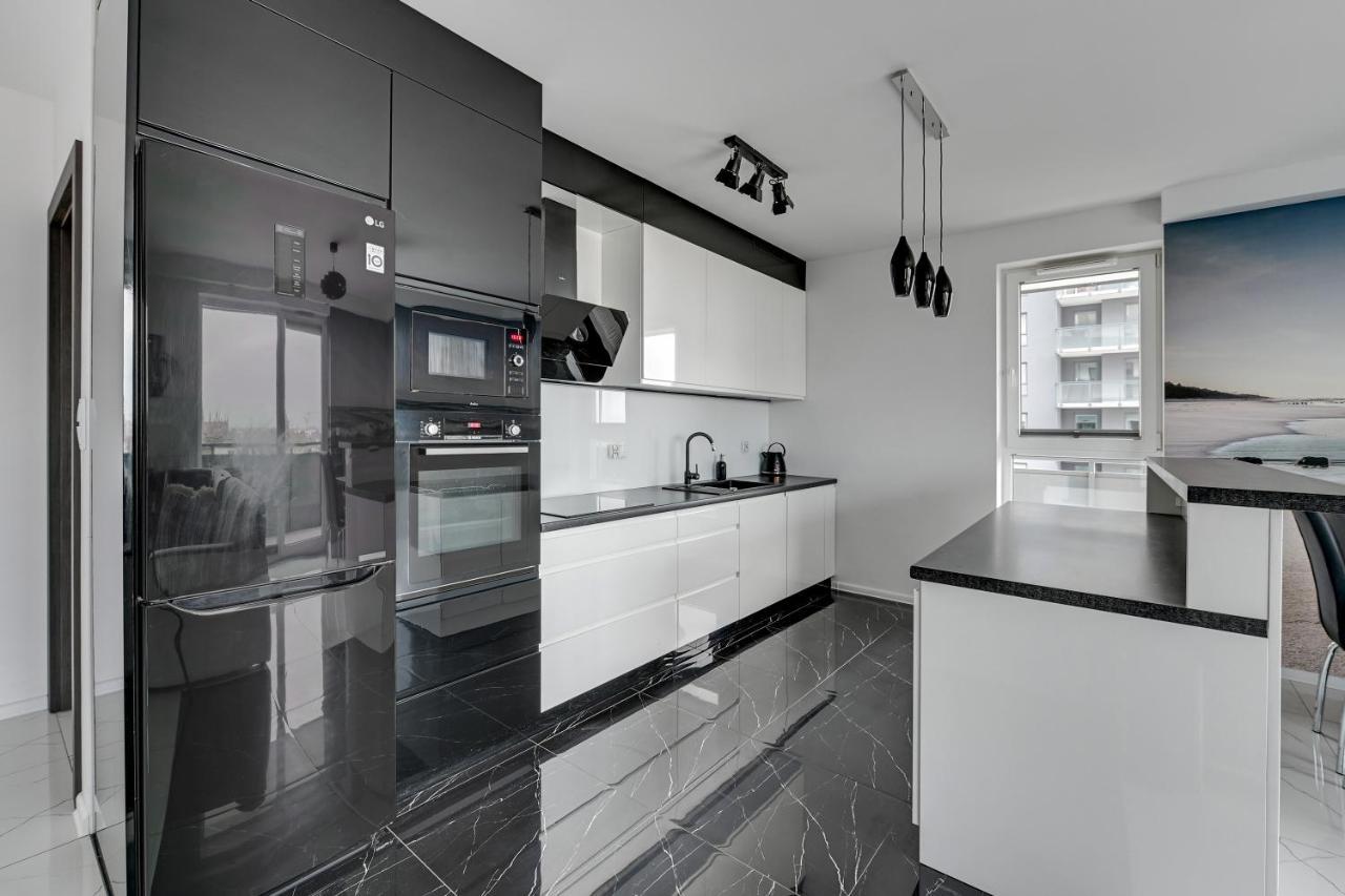 גדנסק Grand Apartments - Luxury Apartment On The 11Th Floor With A View Of The Old Town מראה חיצוני תמונה