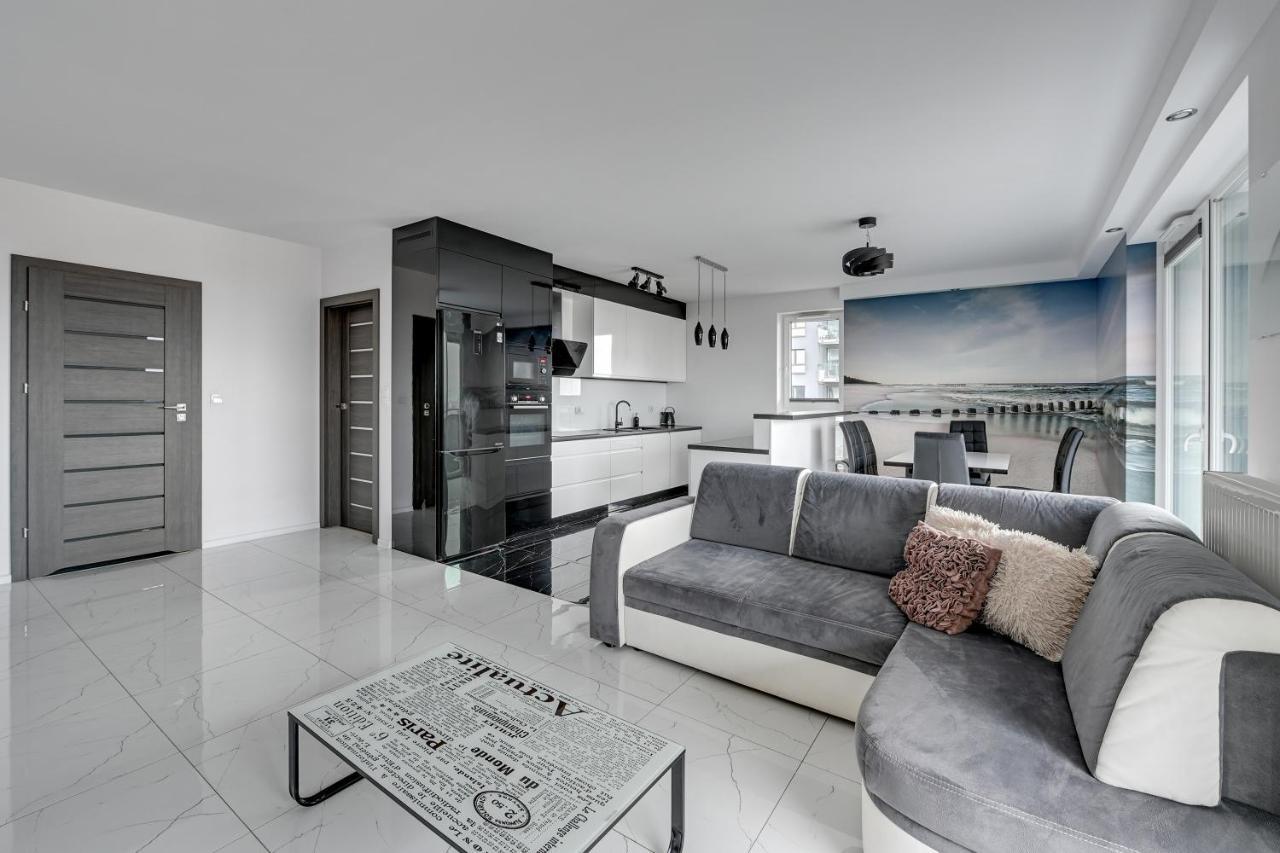 גדנסק Grand Apartments - Luxury Apartment On The 11Th Floor With A View Of The Old Town מראה חיצוני תמונה